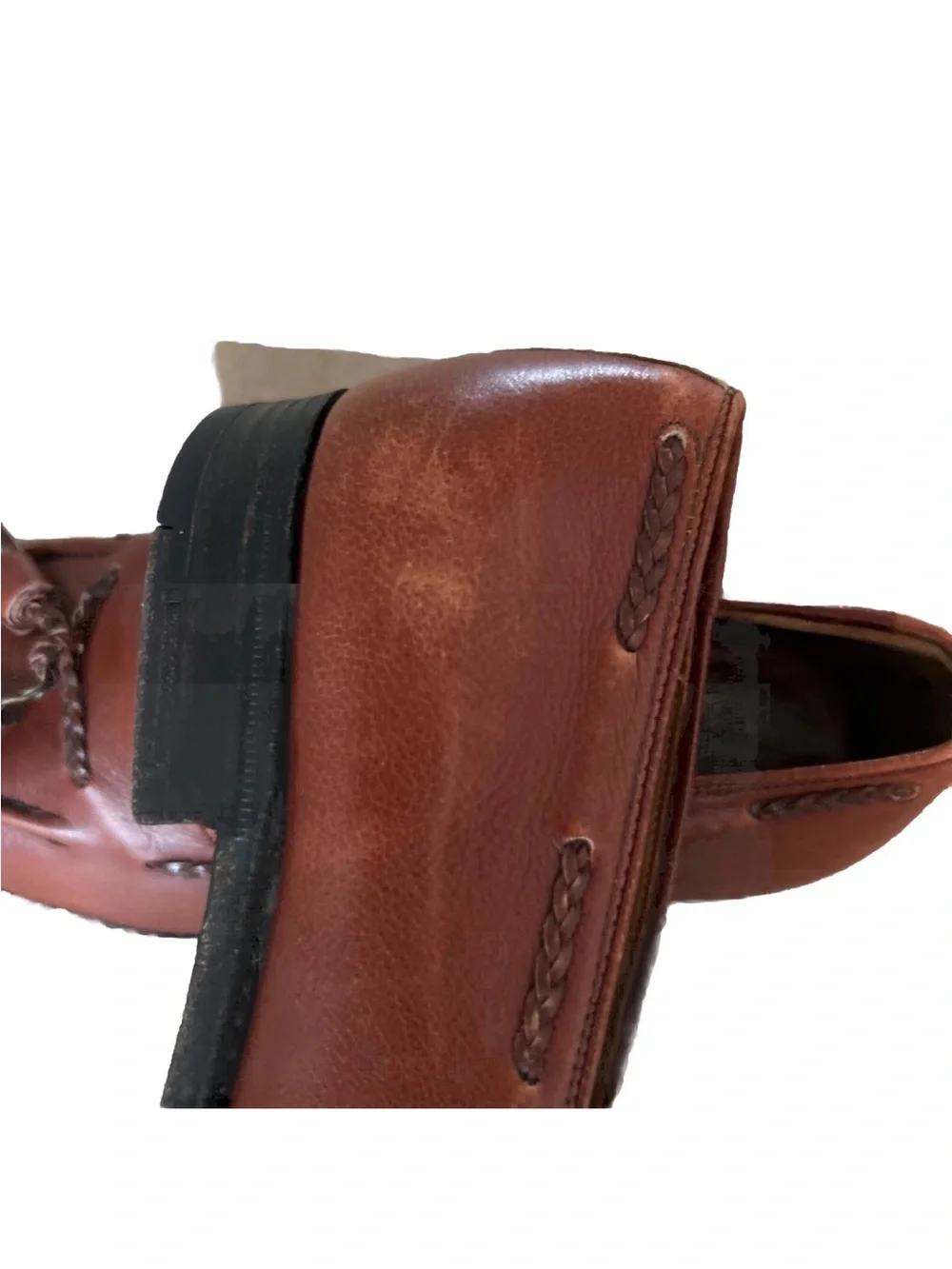 Church’s Men’s Cognac Leather Loafers with Tassel Size 8.5 Made In England